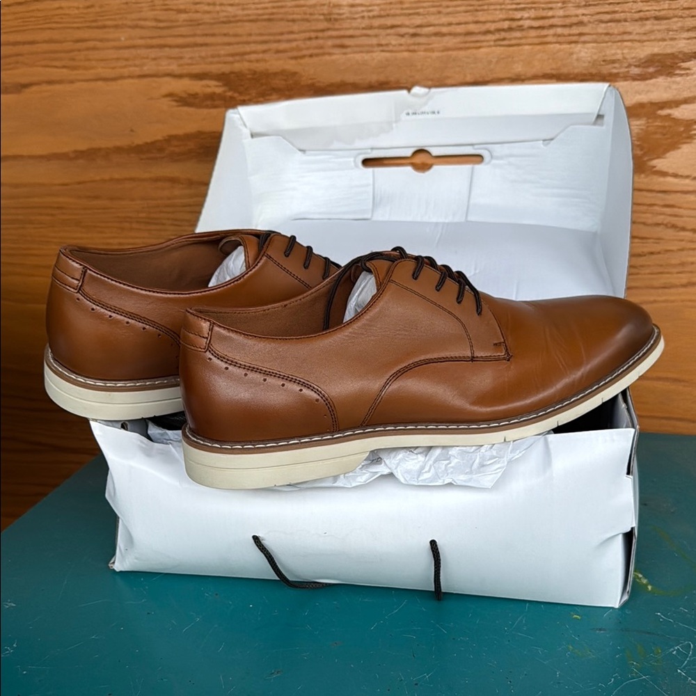 Classic Brown Leather Men's Shoes